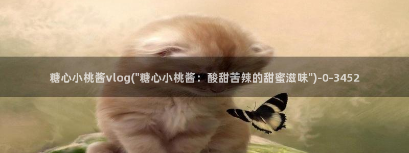 糖心,vlog